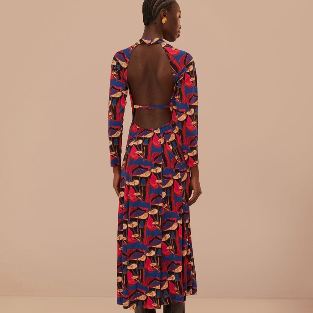Farm Rio Colorful Maxi Dress - Picture 2 of 5